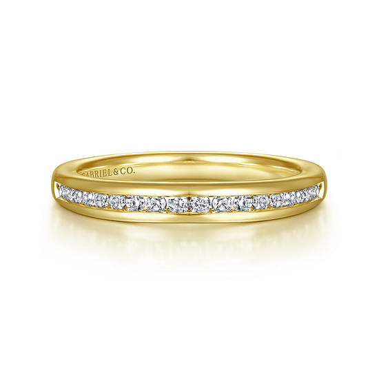 Gabriel - 14K Yellow Gold   Matching Wedding Band