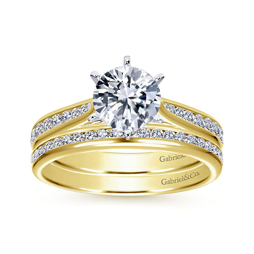 14K Yellow Gold   Matching Wedding Band