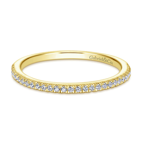 14K Yellow Gold   Matching Wedding Band