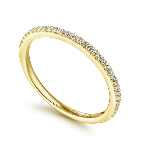 14K Yellow Gold   Matching Wedding Band