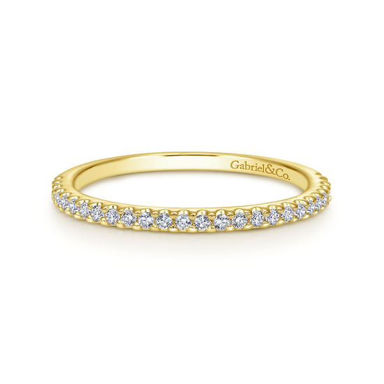 Gabriel - 14K Yellow Gold   Matching Wedding Band