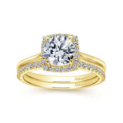 14K Yellow Gold   Matching Wedding Band