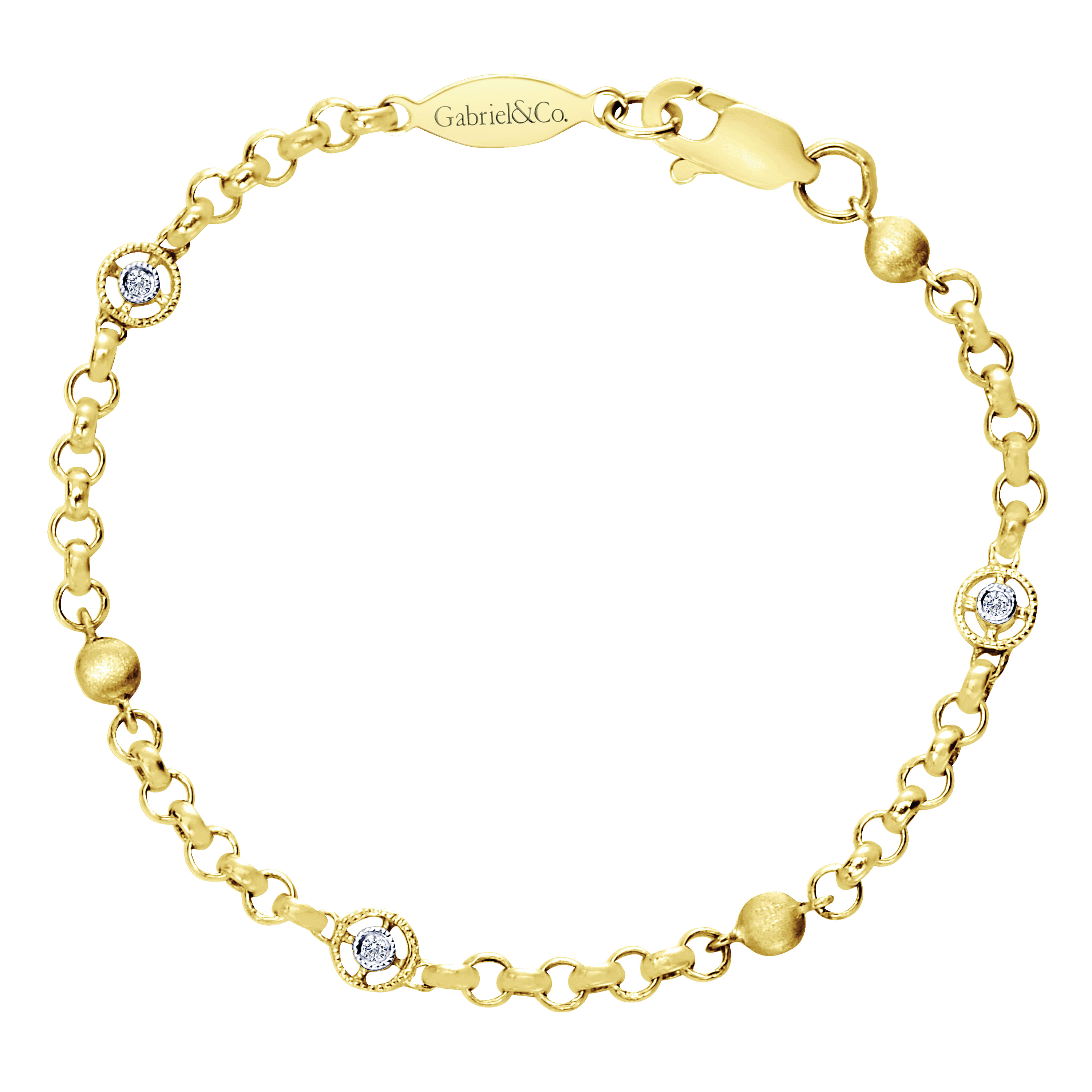 Gabriel - 14K Yellow Gold  Fashion Bracelet