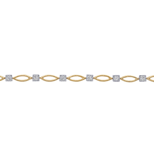 14K Yellow Gold  Fashion Bracelet