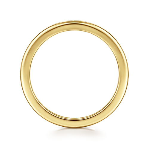 14K Yellow Gold 1.3mm Mini Spacer Band