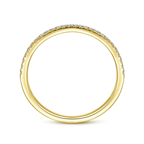 14K Yellow Gold Anniversary Band
