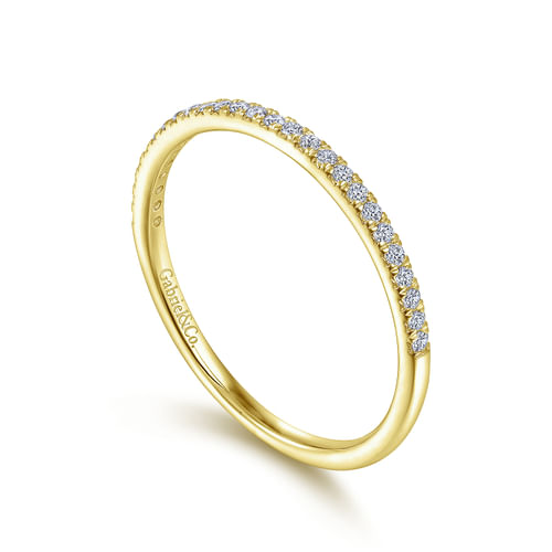 14K Yellow Gold Anniversary Band