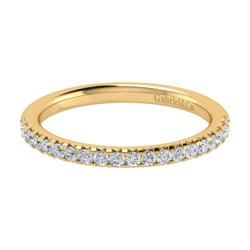 14K Yellow Gold Anniversary Band