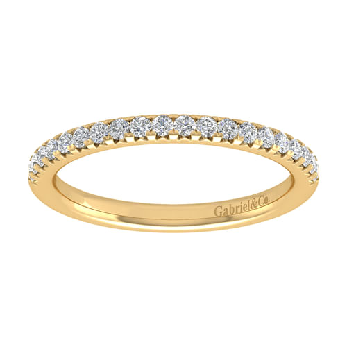 14K Yellow Gold Anniversary Band