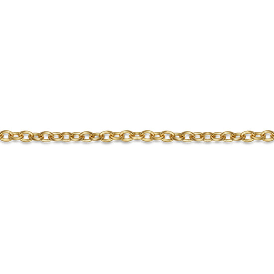 14K Yellow Gold Bracelet angle 2
