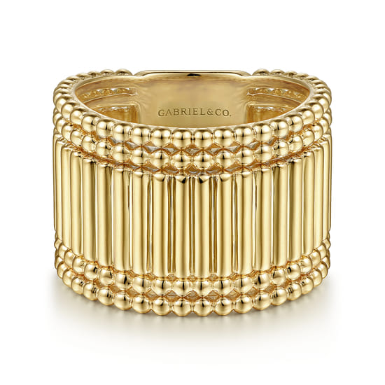 14K Yellow Gold Bujukan Cigar Band 14K Yellow Gold Bujukan Cigar Band