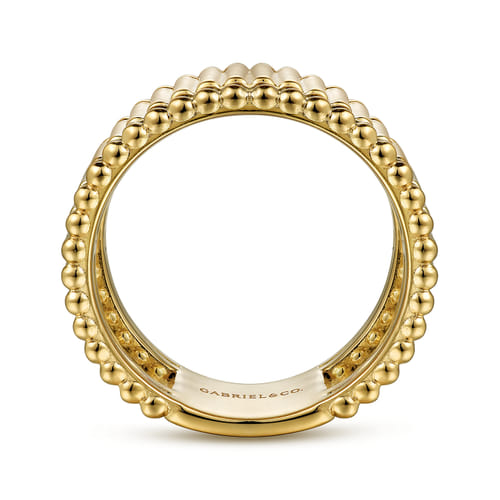 14K Yellow Gold Bujukan Cigar Band