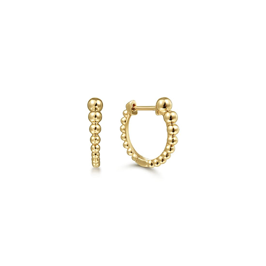 Gabriel - 14K Yellow Gold Bujukan Huggies