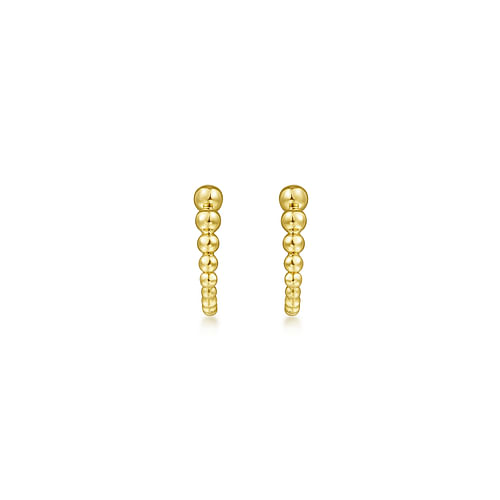 14K Yellow Gold Bujukan Huggies