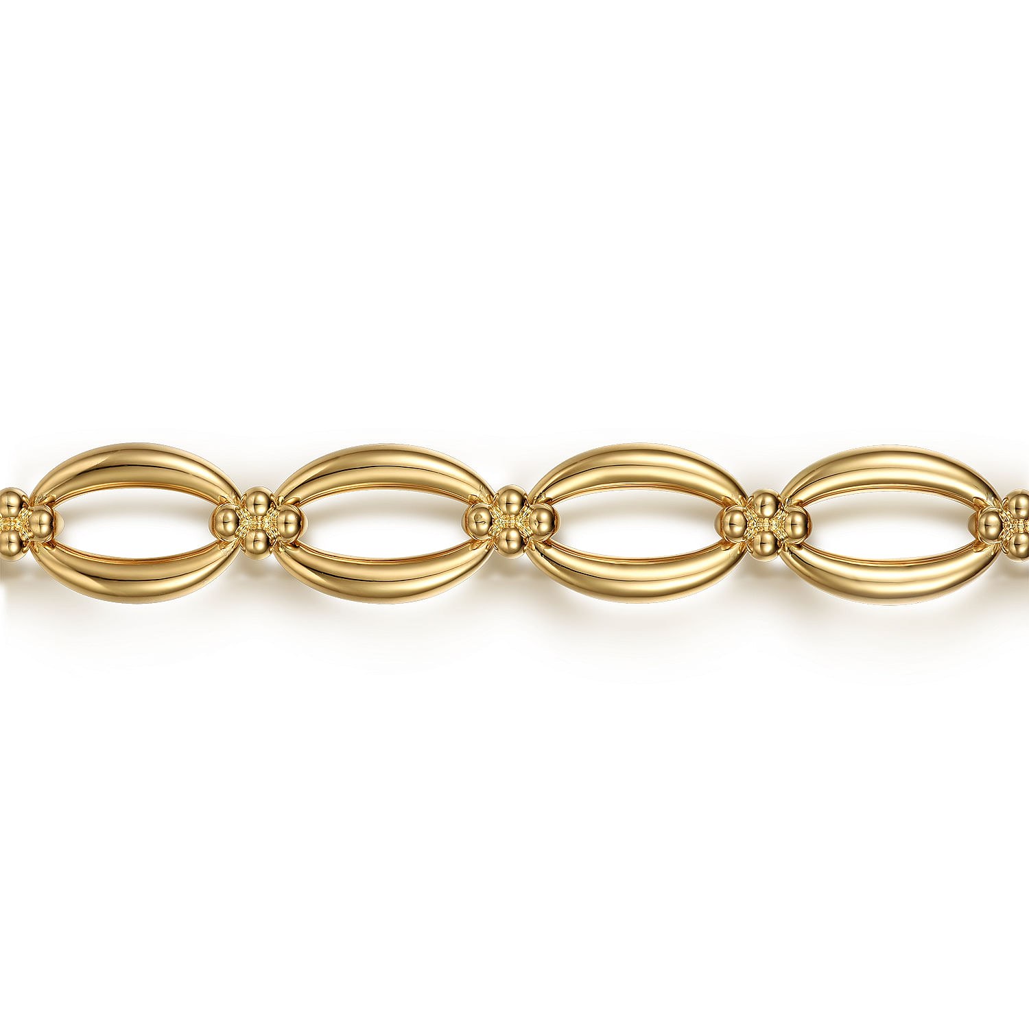 14K Yellow Gold Bujukan Link Bracelet