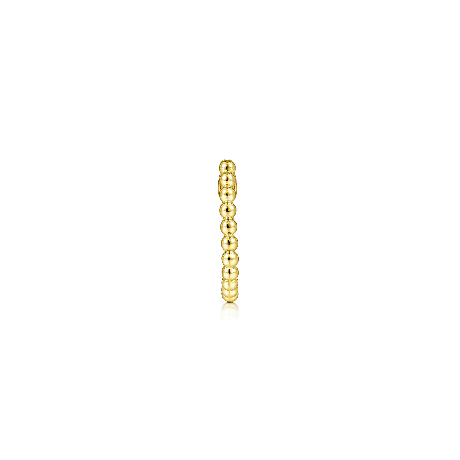 14K Yellow Gold Bujukan Single Huggie Earring