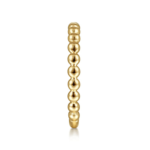 14K Yellow Gold Bujukan Stackable Ring