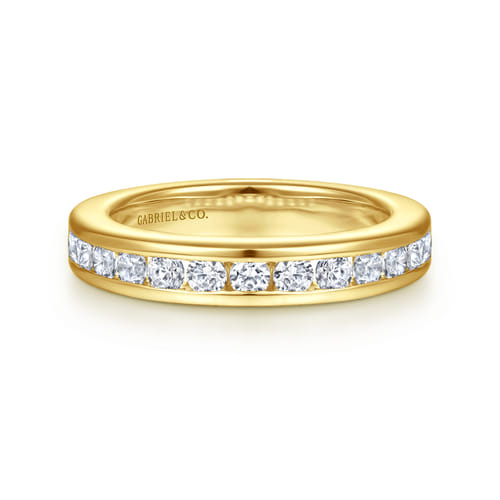 14K Yellow Gold Channel Set Diamond Anniversary Band 14K Yellow Gold Channel Set Diamond Anniversary Band