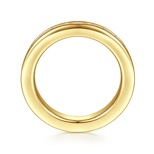 14K Yellow Gold Channel Set Diamond Anniversary Band 14K Yellow Gold Channel Set Diamond Anniversary Band