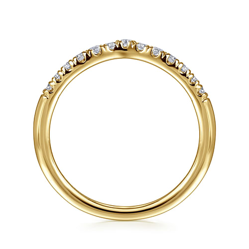 14K Yellow Gold Diamond Anniversary Band