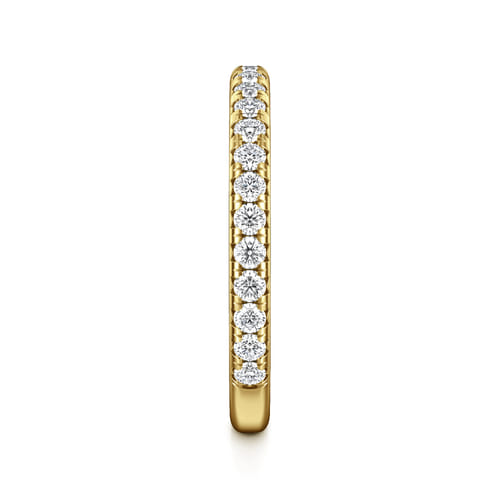 14K Yellow Gold Diamond Anniversary Band