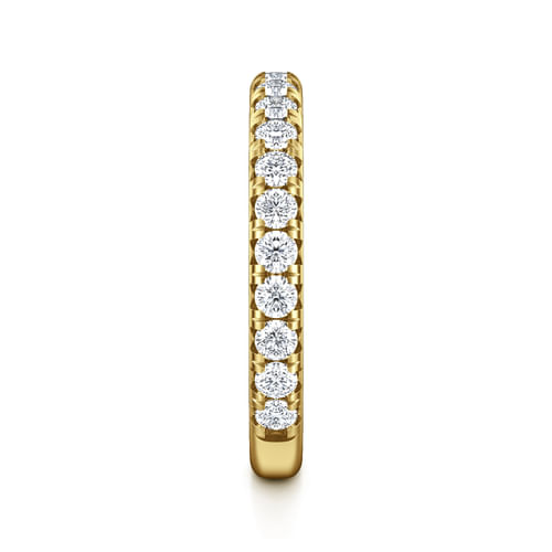 14K Yellow Gold Diamond Anniversary Band