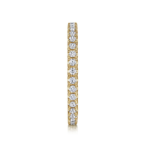 14K Yellow Gold Diamond Anniversary Band