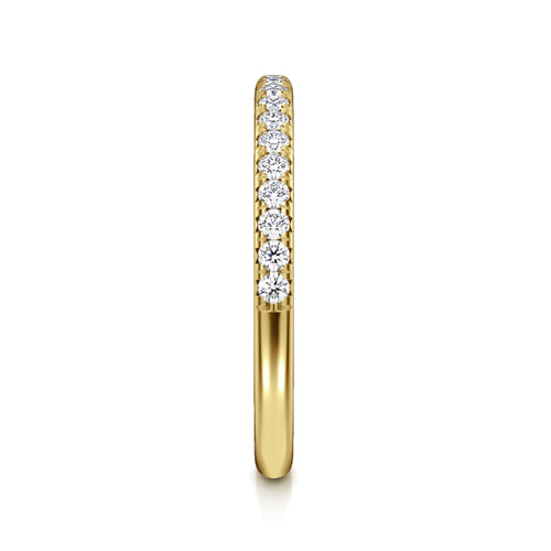 14K Yellow Gold Diamond Anniversary Band