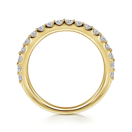 14K Yellow Gold Diamond Anniversary Band