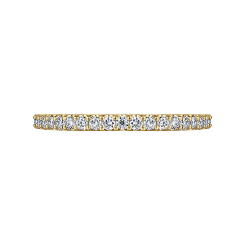 14K Yellow Gold Diamond Anniversary Band
