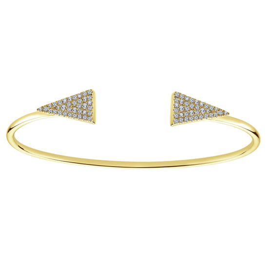 Gabriel - 14K Yellow Gold Diamond Bangle