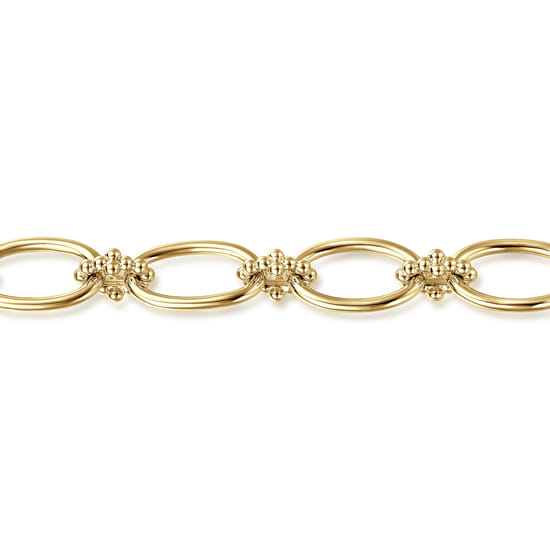 14K Yellow Gold Diamond Bracelet angle 2