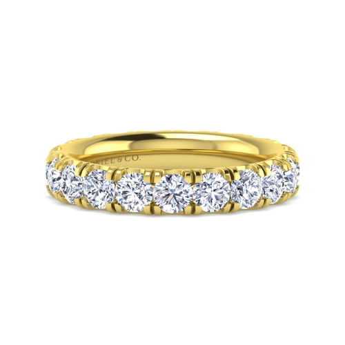 14K Yellow Gold Diamond Eternity Band