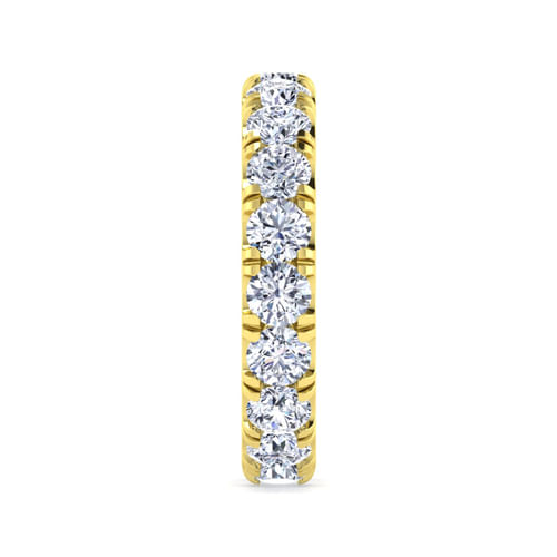 14K Yellow Gold Diamond Eternity Band