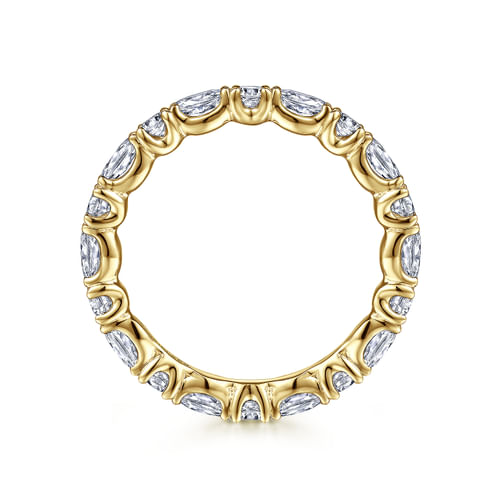 14K Yellow Gold Diamond Eternity Band