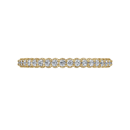 14K Yellow Gold Diamond Eternity Band