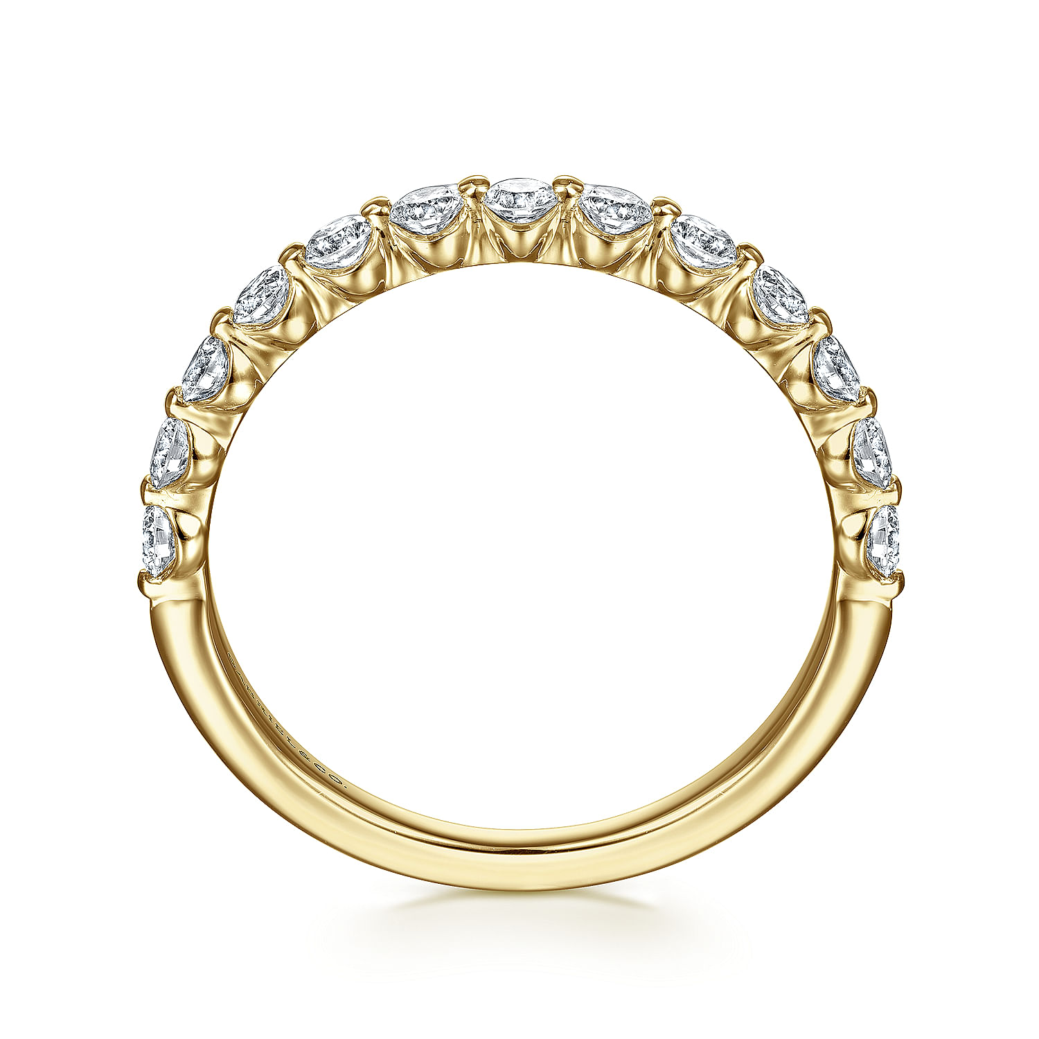 14K Yellow Gold Diamond Ladies Ring