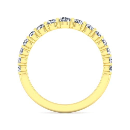 14K Yellow Gold Diamond Matching Wedding Band