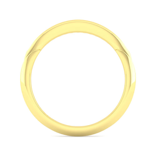 14K Yellow Gold Diamond Matching Wedding Band