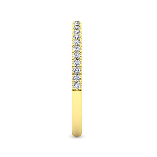 14K Yellow Gold Diamond Matching Wedding Band