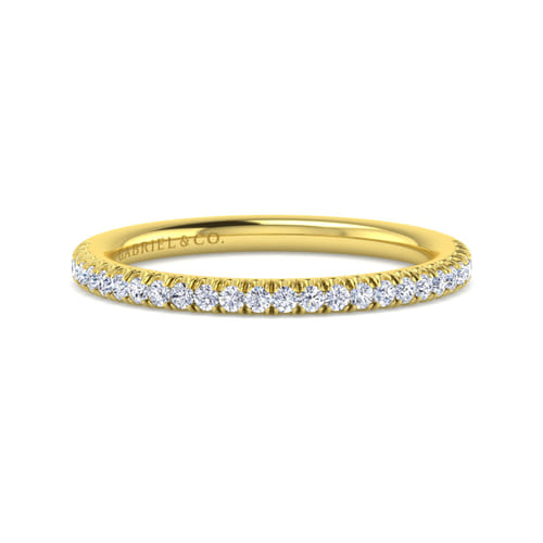 14K Yellow Gold Diamond Matching Wedding Band 14K Yellow Gold Diamond Matching Wedding Band
