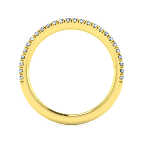 14K Yellow Gold Diamond Matching Wedding Band 14K Yellow Gold Diamond Matching Wedding Band
