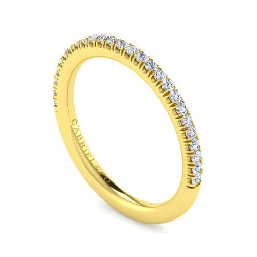 14K Yellow Gold Diamond Matching Wedding Band 14K Yellow Gold Diamond Matching Wedding Band