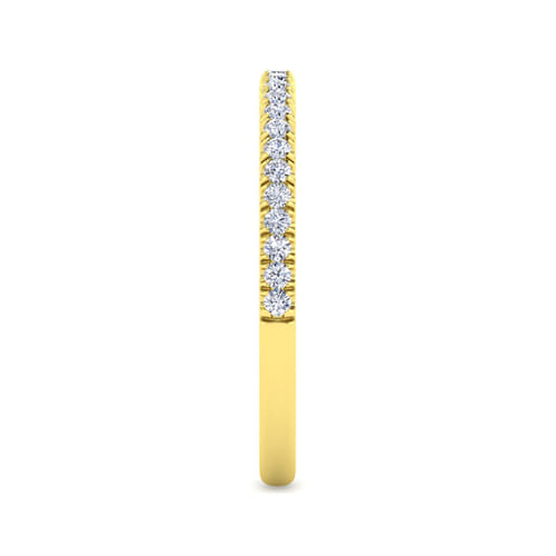 14K Yellow Gold Diamond Matching Wedding Band 14K Yellow Gold Diamond Matching Wedding Band
