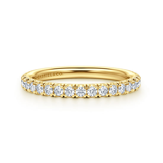 Gabriel - 14K Yellow Gold Diamond Matching Wedding Band