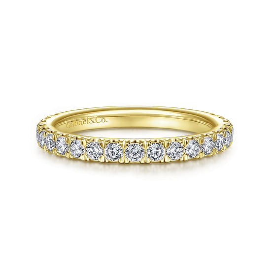 Gabriel - 14K Yellow Gold Diamond Matching Wedding Band