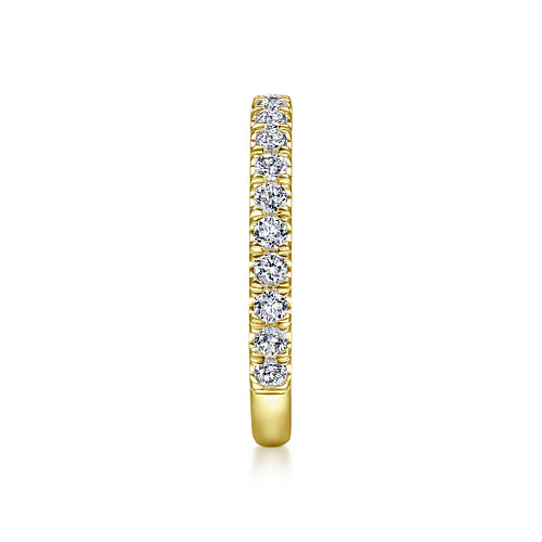 14K Yellow Gold Diamond Matching Wedding Band