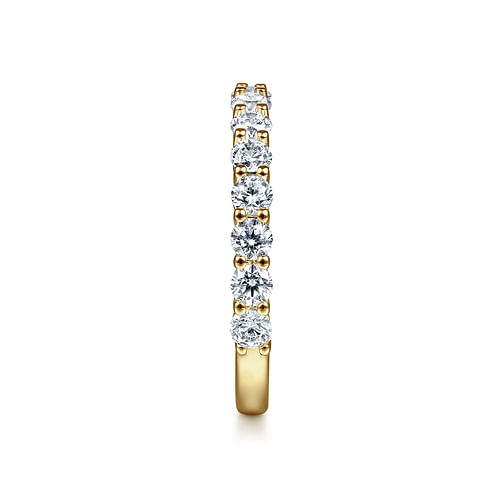 14K Yellow Gold Diamond Matching Wedding Band