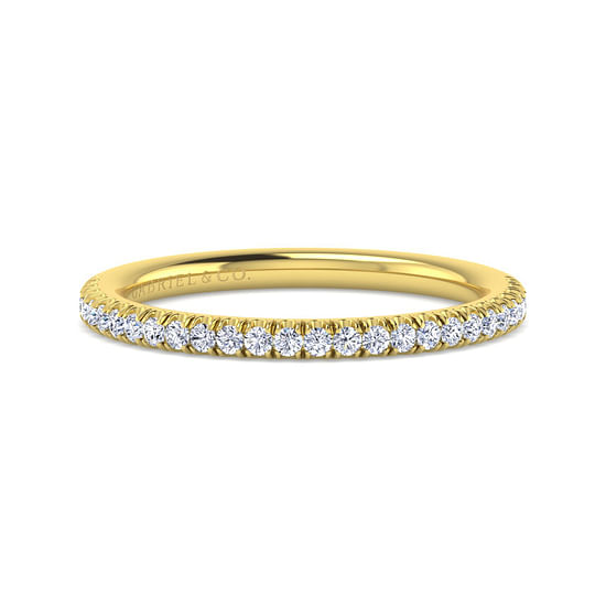 Gabriel - 14K Yellow Gold Diamond Matching Wedding Band
