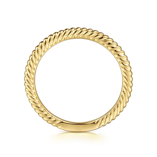 14K Yellow Gold Diamond Matching Wedding Band angle 2
